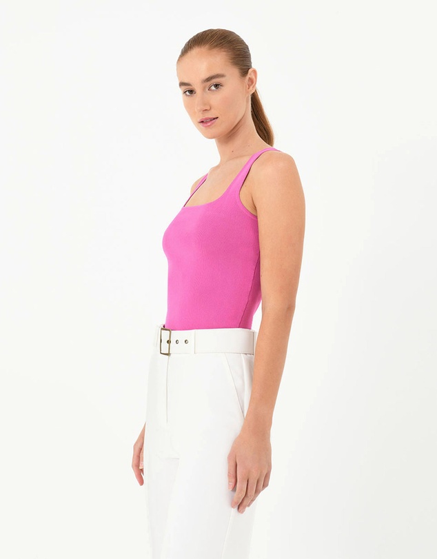 Forcast - Miami Cropped Sleeveless Knit Top