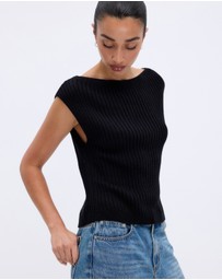 Minima Esenciales - Nalu Organic Cotton Cashmere Blend Knitted Top