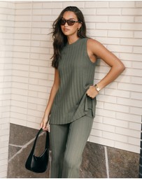 Petal & Pup - Silvie Knitted Set - Olive