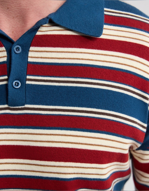 Oxford - Cedric Striped Rugby Knit