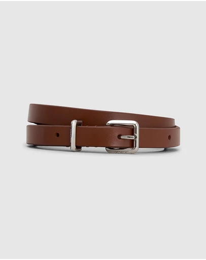 Oroton - Remi 12mm Box Leather Belt