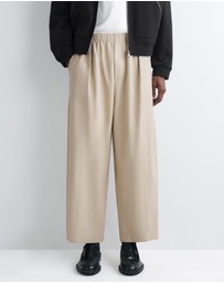 COS - Cotton Cropped Relaxed-Fit Barrel Leg Trousers