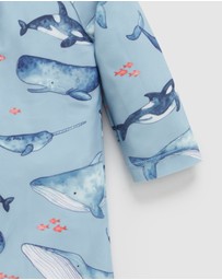Purebaby - Printed Long Sleeve Sunsuit Swim -Kids-Babies