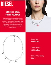 Diesel - Silver-Tone Necklace