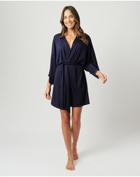 UNE PIECE - Lace Trim Modal Robe