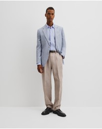 Country Road - Regular Fit Linen Chambray Jacket