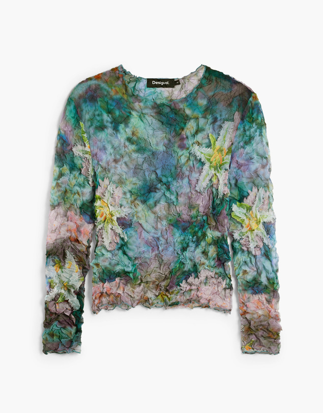 Desigual - Garden texture blouse