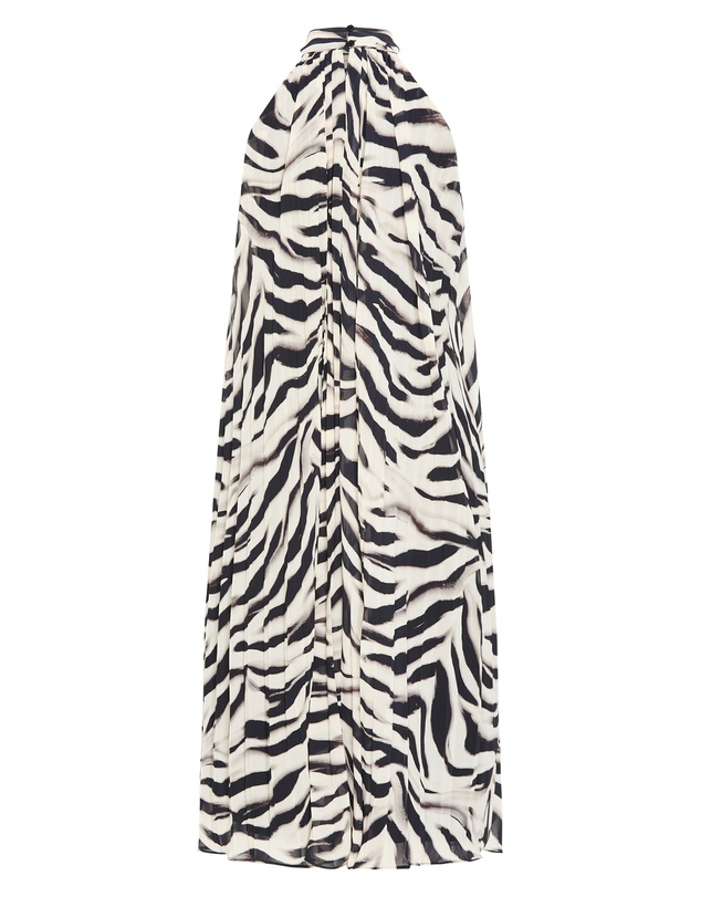 City Chic - Aida Print Pleat Maxi Dress