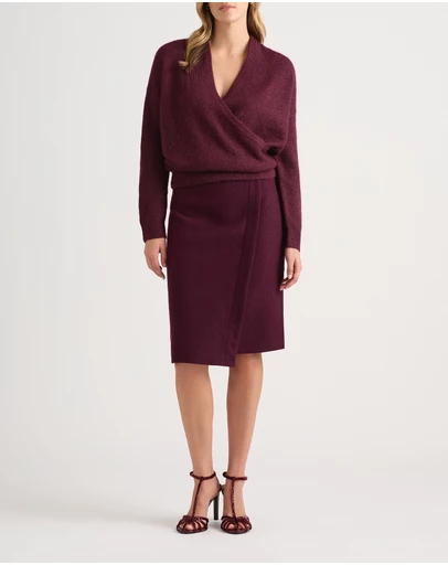 David Lawrence - Galahad Felted Wool Skirt