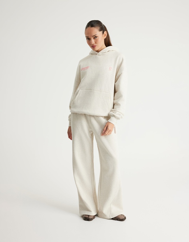 Upstate - Off-Duty Hoodie - Oatmeal Marle