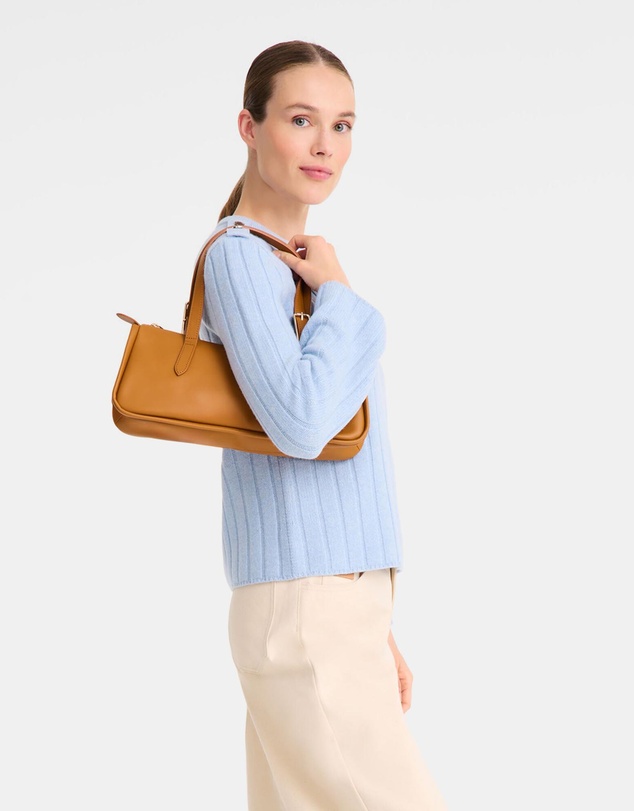 Longchamp - Looong Leather Shoulder Bag - Large
