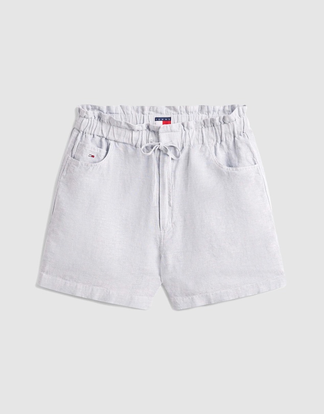 Tommy Jeans - Paperbag Shorts With Linen