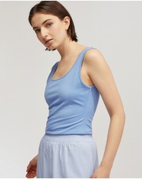 Oxford - Agatha Square Neck Tank