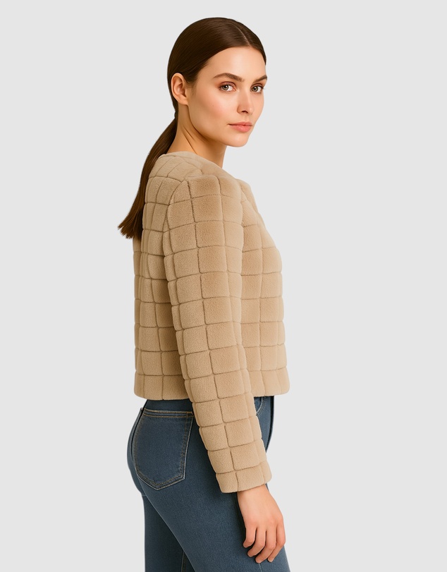 Honey and Beau - New York Faux Fur Jacket