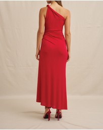 BY JOHNNY. - Carmine One Shoulder Dress