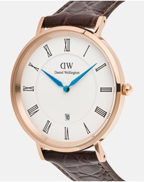 Daniel Wellington - Classic 40mm Roman Numerals Date Croc Belly