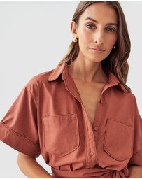 Calli - Rain Shirt Dress