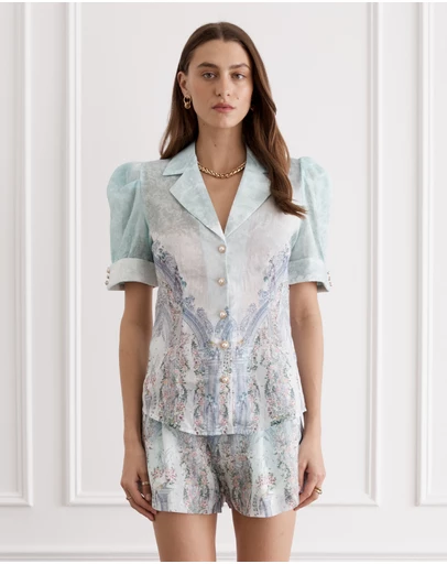 Aqua Blu Australia - Triomphe Jolene Short Sleeve Shirt