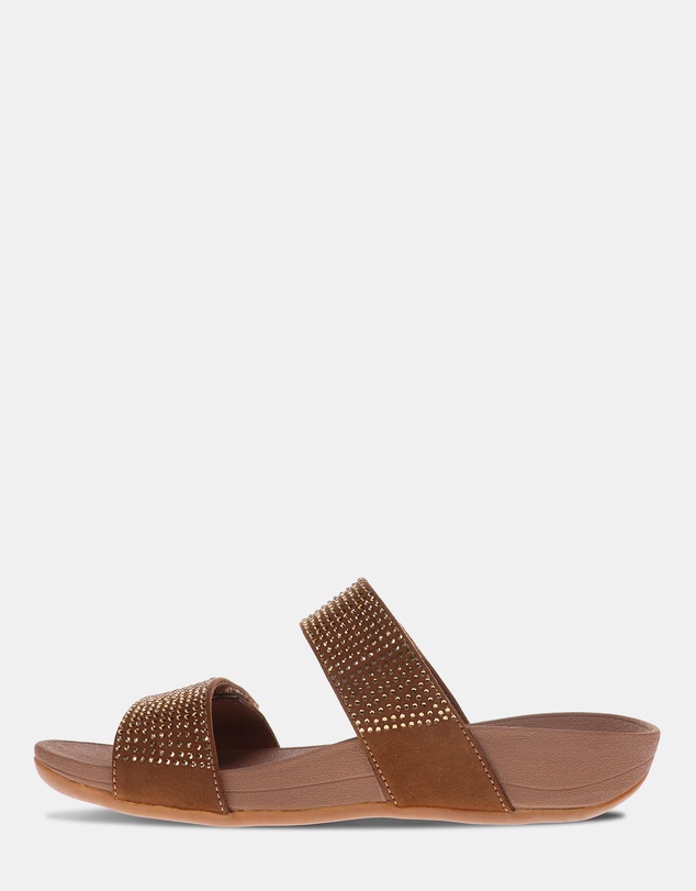 Mia Vita - Avoca Slide - Bronze Rhines Stone