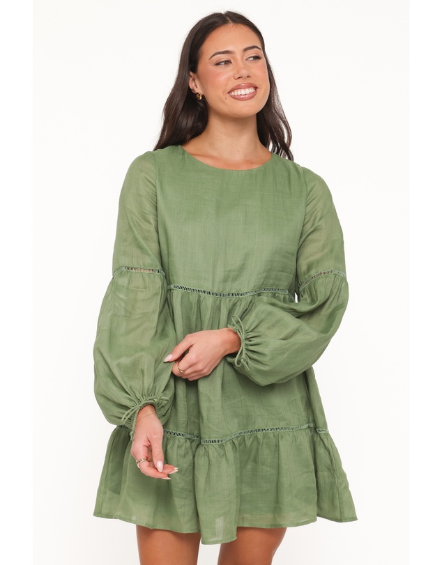 Petal & Pup - Sinead Mini Dress - Olive