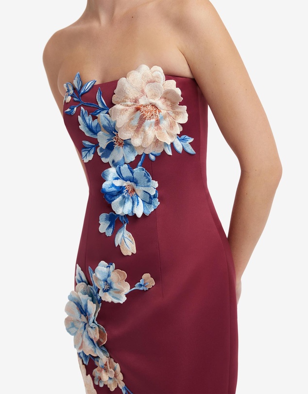 LEO LIN - Rayna Embroidered Maxi Dress