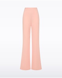 Carla Zampatti - Pale Rose Crepe Classic Flared Pant