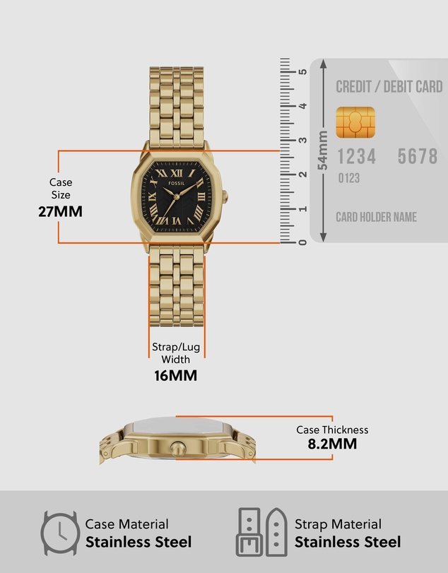 Fossil - Harlow Gold Tone Analogue Watch