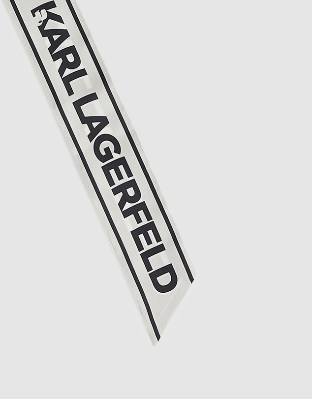 Karl Lagerfeld - K/Essential Slim Silk Scarf