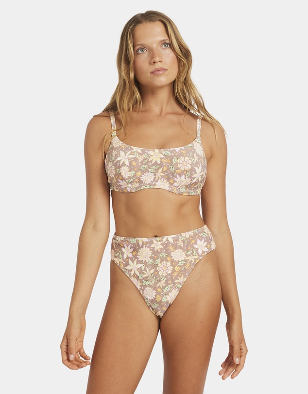 Roxy - Womens Garland D Cup Bralette Bikini Top