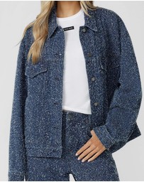 Lorna Jane - Valentina Boucle Denim Jacket