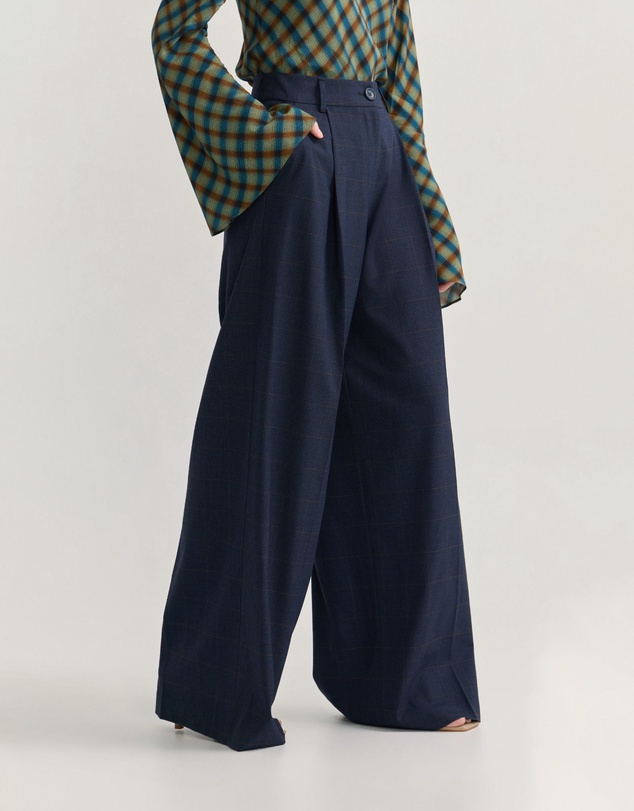 Oxford - Margot Checked Pants