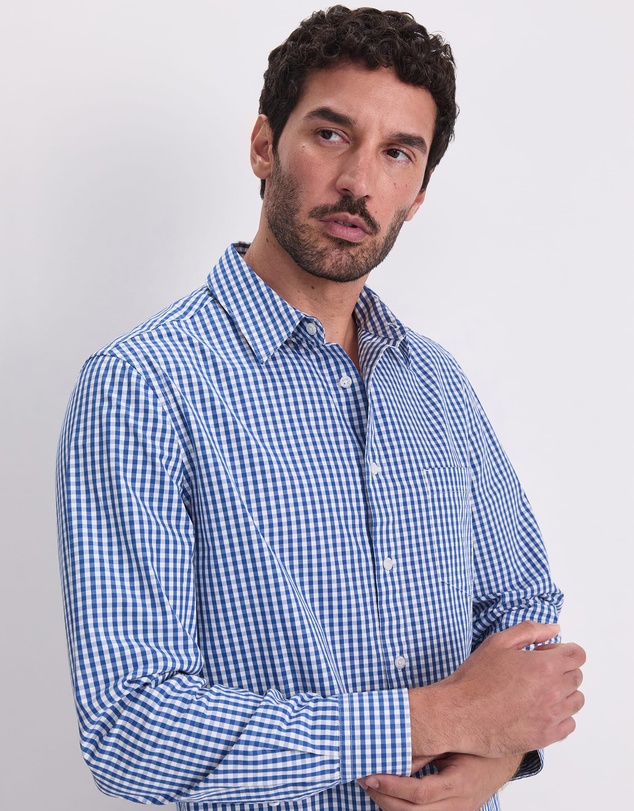 Sportscraft - Thomas Long Sleeve Gingham Shirt