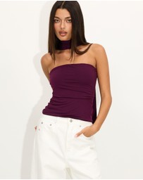 Dazie - Alma Scarf Top