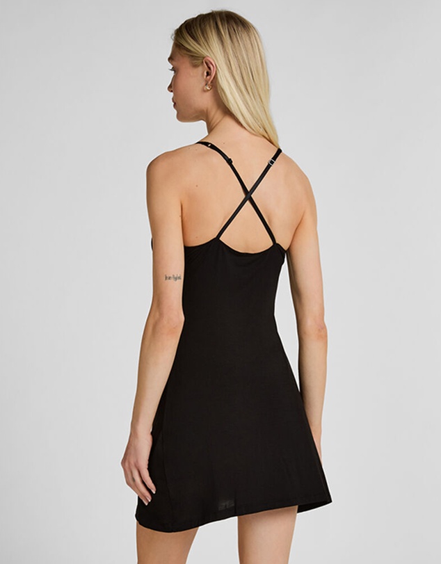 Hunkemoller - Jersey Lace Bow Slipdress