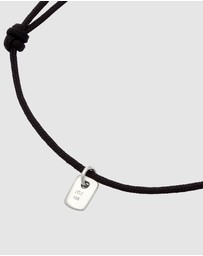 Kuzzoi - ICONIC EXCLUSIVE - Bracelet Male Circle Nylon 925 Sterling Silver