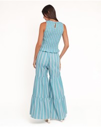Petal & Pup - Tilly Pant Set - Blue Stripe