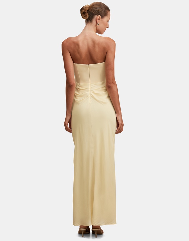 Forever New - Isra Printed Strapless Maxi Dress