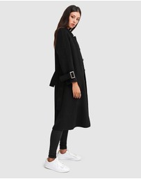 Belle & Bloom - Shore To Shore Belted Wool Coat