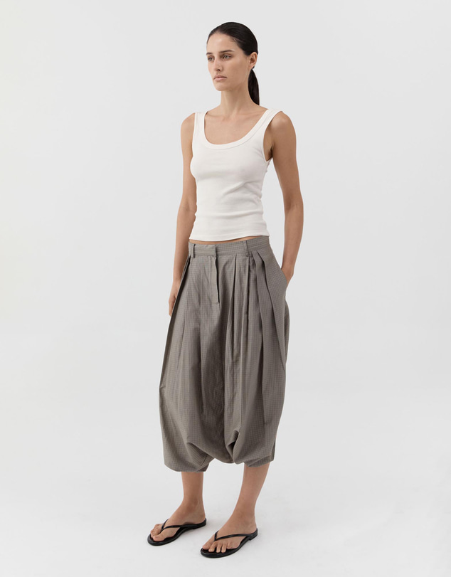 St. Agni - Organic Cotton Scooped Ballerina Top