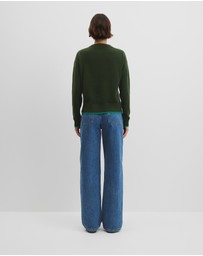 Country Road - Tipped Crew Neck Knit