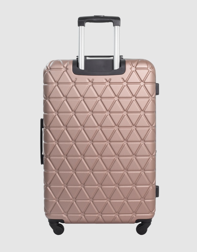 JETT BLACK - Rose Quartz Paragon Large Suitcase