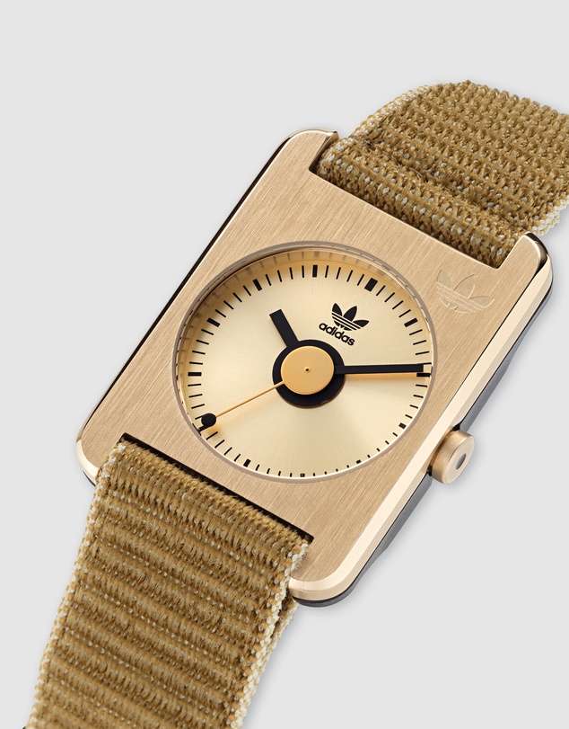 adidas Originals - Retro Pop One Gold-Tone Watch