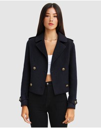 Belle & Bloom - Better Off Military Peacoat