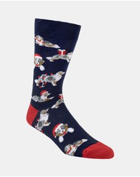 Bamboozld - 2-Pack Chrissy Dogs Cracker Socks