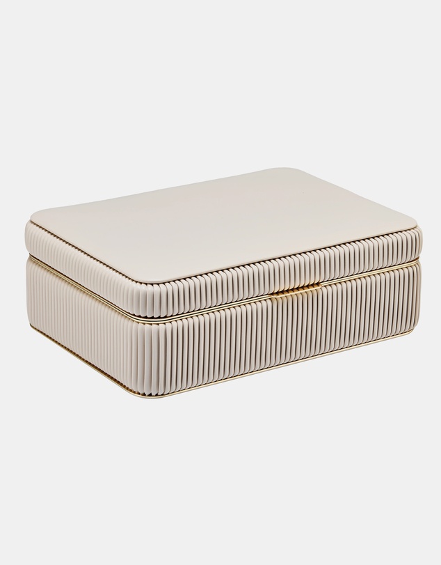 Wolf - Wolf Bella Medium Jewellery Box Bone