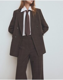 M.N.G - Check Suit Trousers