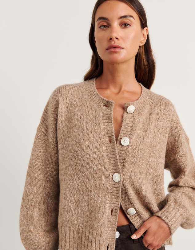 Jag - Lily Fluffy Knit Cardigan