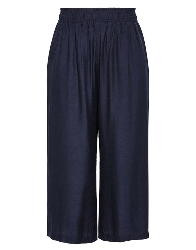 City Chic - Plus Size Sasha Wide Leg Pant - navy