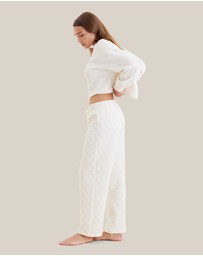 Papinelle - Quilted Cotton Straight Leg Pant