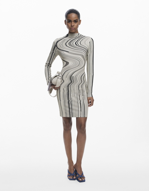 Desigual - Wavy striped dress